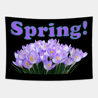 Spring Crocuses Tapestry