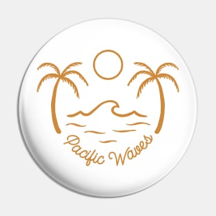 Pacific Waves Pin