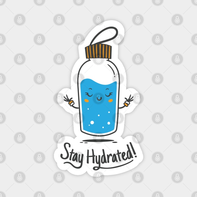 Stay Hydrated Magnet by zoljo