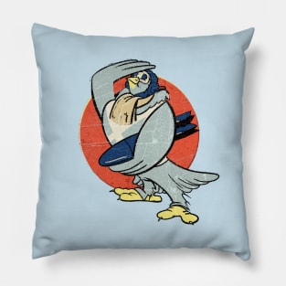 Bomber Bird Pillow