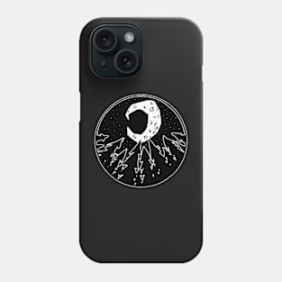 Moon Over Forest Phone Case