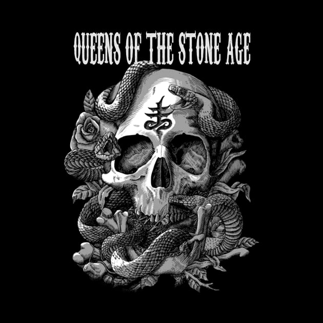 QUEENS OF THE STONE AGE BAND MERCHANDISE by Rons Frogss