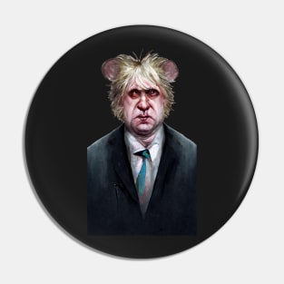 Boris Johnson Tory Rat Pin