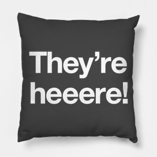 They're heeere! Pillow