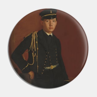 Achille De Gas in the Uniform of a Cadet by Edgar Degas Pin