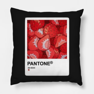 Strawberries Pantone Pillow