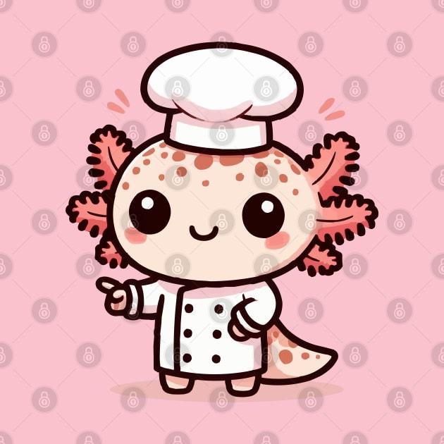 baby axolotl chef by fikriamrullah