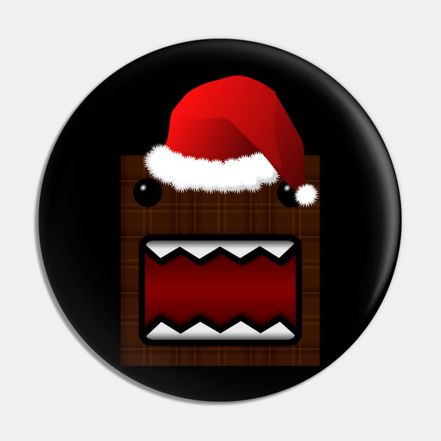 Get Wallpaper Domo Kun Santa Hat Weird Pin Teepublic De For Android Free