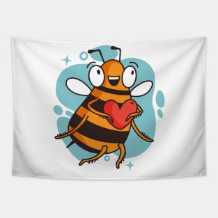 Cute Wholesome Bee Tapestry