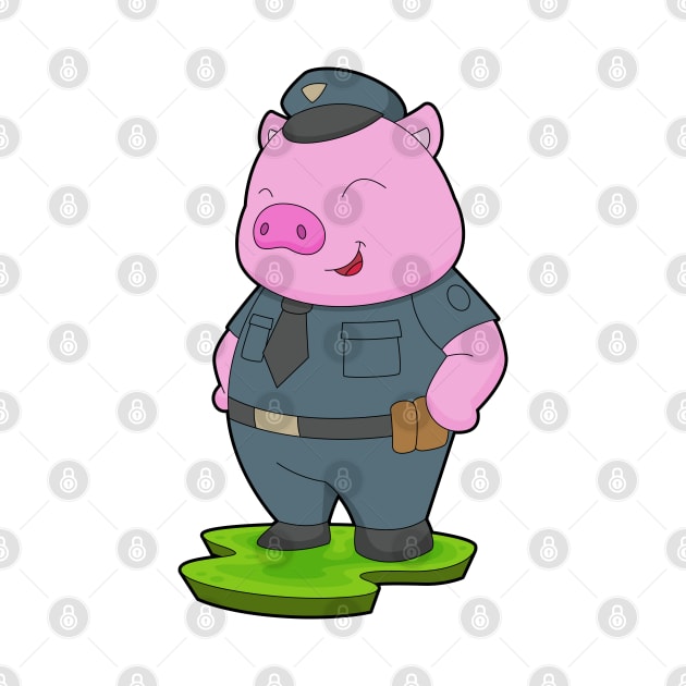 Pig Cop Police by Markus Schnabel