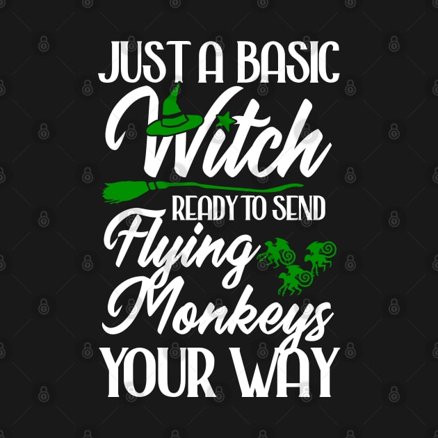 Basic Witch with Flying Monkeys by KsuAnn