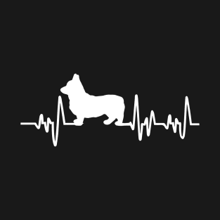 Corgi Heartbeat For Dog Lovers T-Shirt