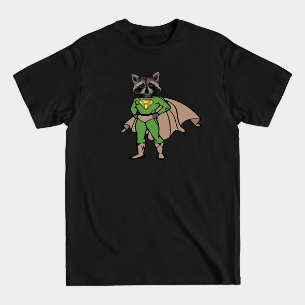 Disover Super Raccoon - Raccoon - T-Shirt