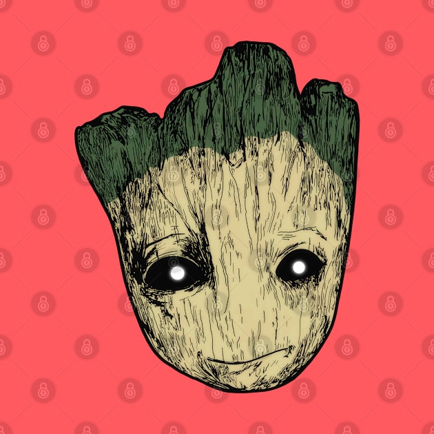 Baby Groot Guardians of the Galaxy Movie by Jamie Collins