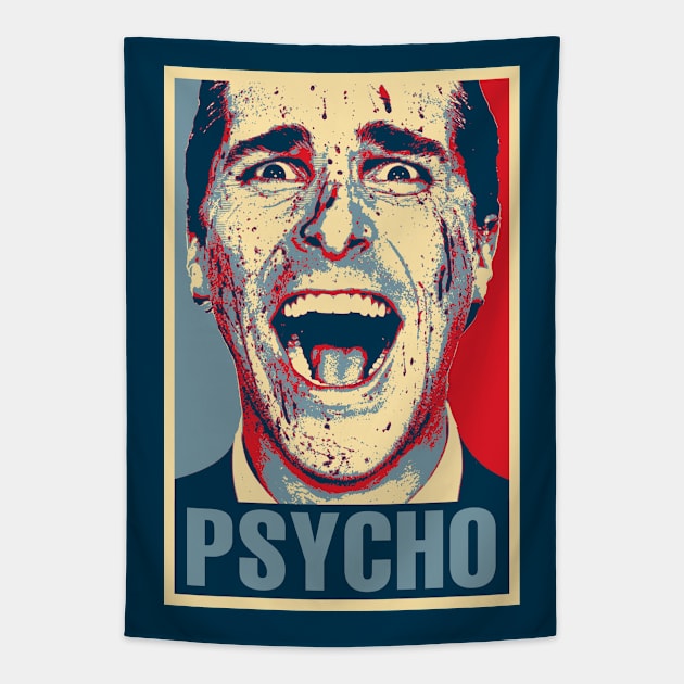 Psycho Hope Tapestry by TEEVEETEES