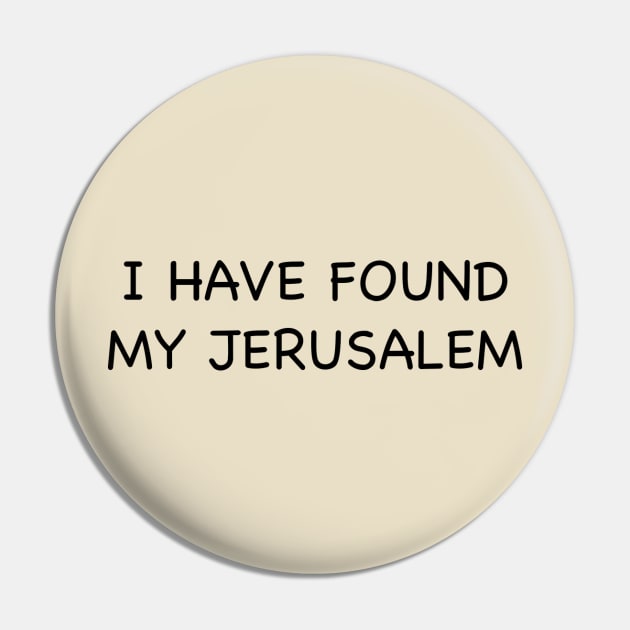 My Jerusalem Pin by Claire French