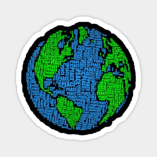 Earth Day World Global Peace Magnet