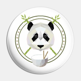 Noodles Panda Bear Pin