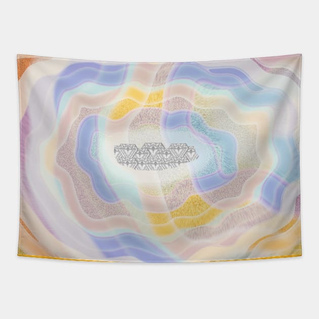 Bright Agate #24 Tapestry by wagnerps