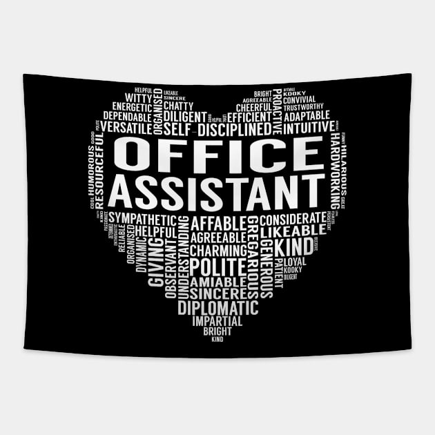 Office Assistant Heart Tapestry by LotusTee