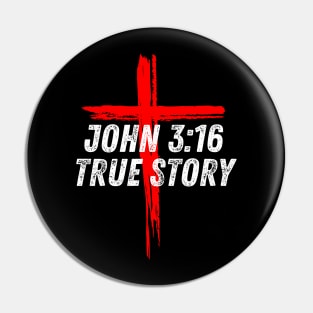 Christian Quote John 3:16 True Story Pin