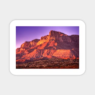 Guadalupe Peak Sunset- Guadalupe Mountains National Park Magnet