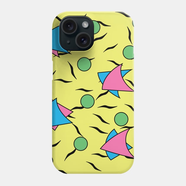 Fun 90's Nostalgic Pattern Phone Case by slice_of_pizzo