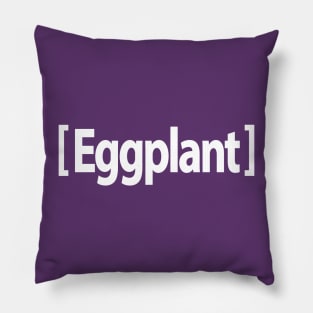 Eggplant Emoji Pillow