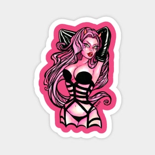 Pink Devilette Magnet