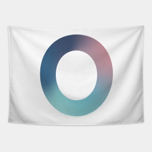 Gradient Letter O Initial Alphabet Tapestry