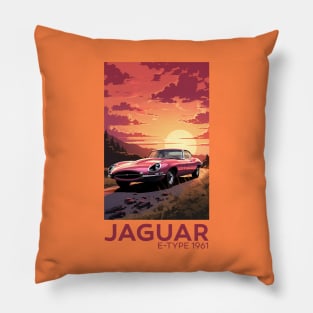 Jaguar E-Type Series 1 Pillow