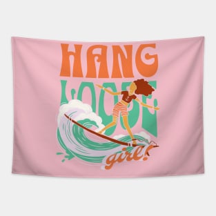 Hang Loose Girl Tapestry