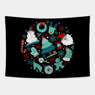 Christmas Vibes Tapestry