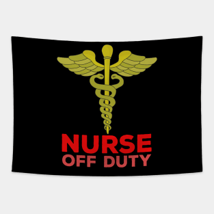 Nurse Off Duty Tapestry