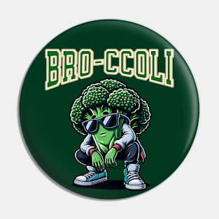 Bro-ccoli Cool Vegetable Pin