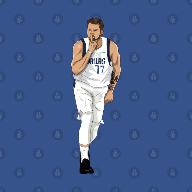 Luka Doncic Shush by xavierjfong