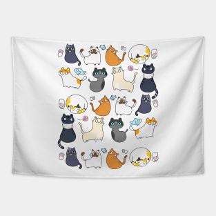 Cute cats pattern Tapestry