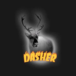 Dasher Metal Reindeer T-Shirt