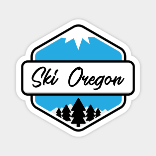 Ski Oregon Shirt Magnet