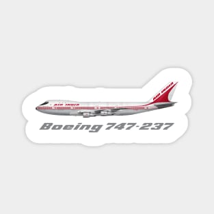 Air India 747-200 Version 1 Tee Shirt Version Magnet