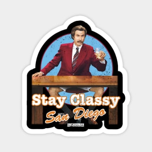 Anchorman Stay Classy San Diego Magnet