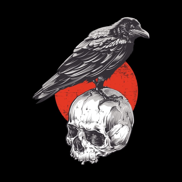 Raven and Skull by Buy Custom Things