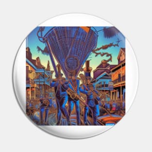 French quarter Band Pin