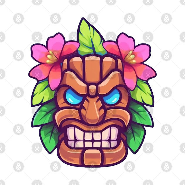 Vector Tiki Mask by Kona Cat Creationz