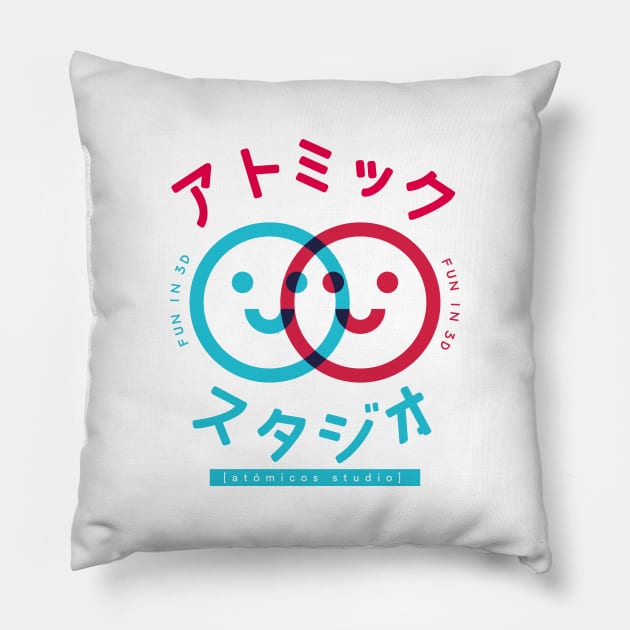 Atomicos Studio Fun in 3D Pillow by AtomicosStudio