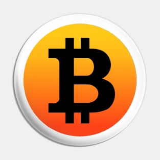 Bitcoin Sunset Pin