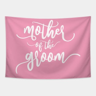 Simple Mother of the Groom Wedding Calligraphy Tapestry