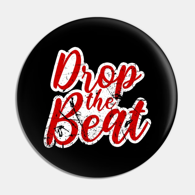 DROP THE BEAT - HIP HOP SHIRT GRUNGE 90S COLLECTOR RED EDITION Pin by BACK TO THE 90´S