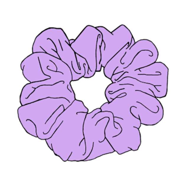 Download scrunchie purlple - Scrunchies - T-Shirt | TeePublic