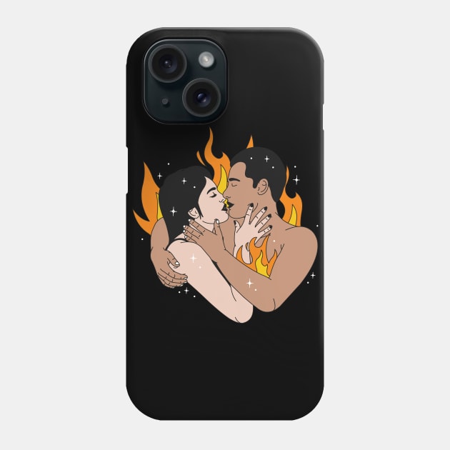 Near Kiss Phone Case by eromatica